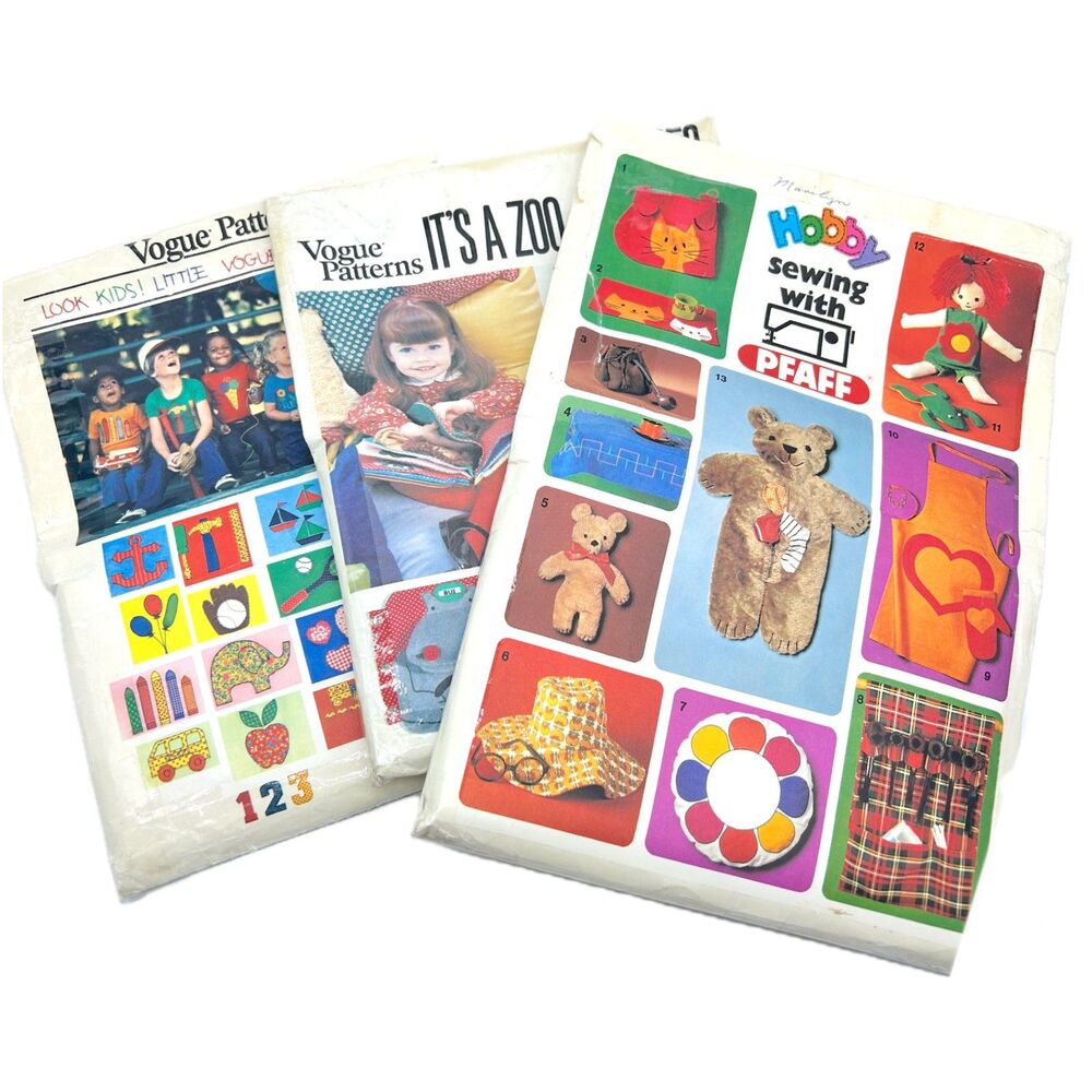 1970's Kids Accessory Pattern Bundle
